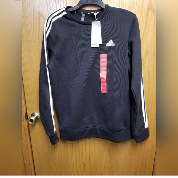 adidas Other - Adidas crew neck fleece lined  men's sweater MEDIUM